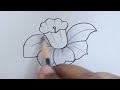 How to draw a beautiful flower  tamilnewart