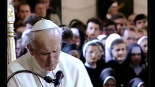 Video thumbnail of "Jan Paweł II-  Nie bój się, wypłyń na głębię..wmv"