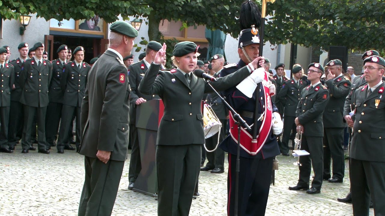 Beëdiging Natres soldaten
