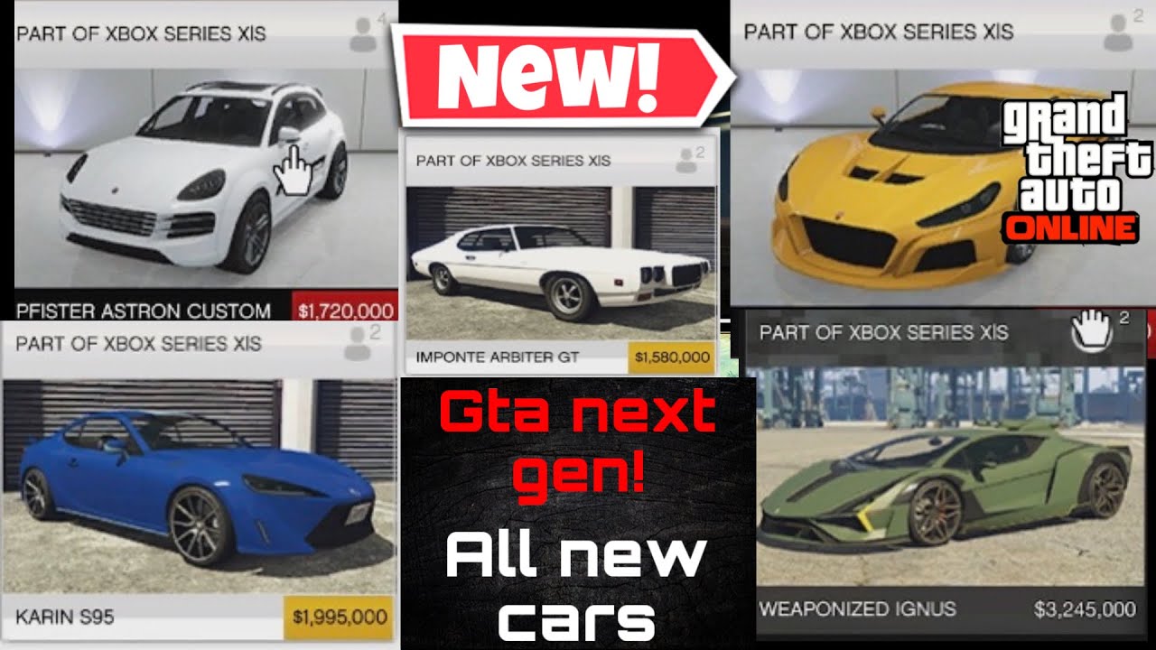 All new GTA Online next-gen exclusive vehicles & prices - Dexerto
