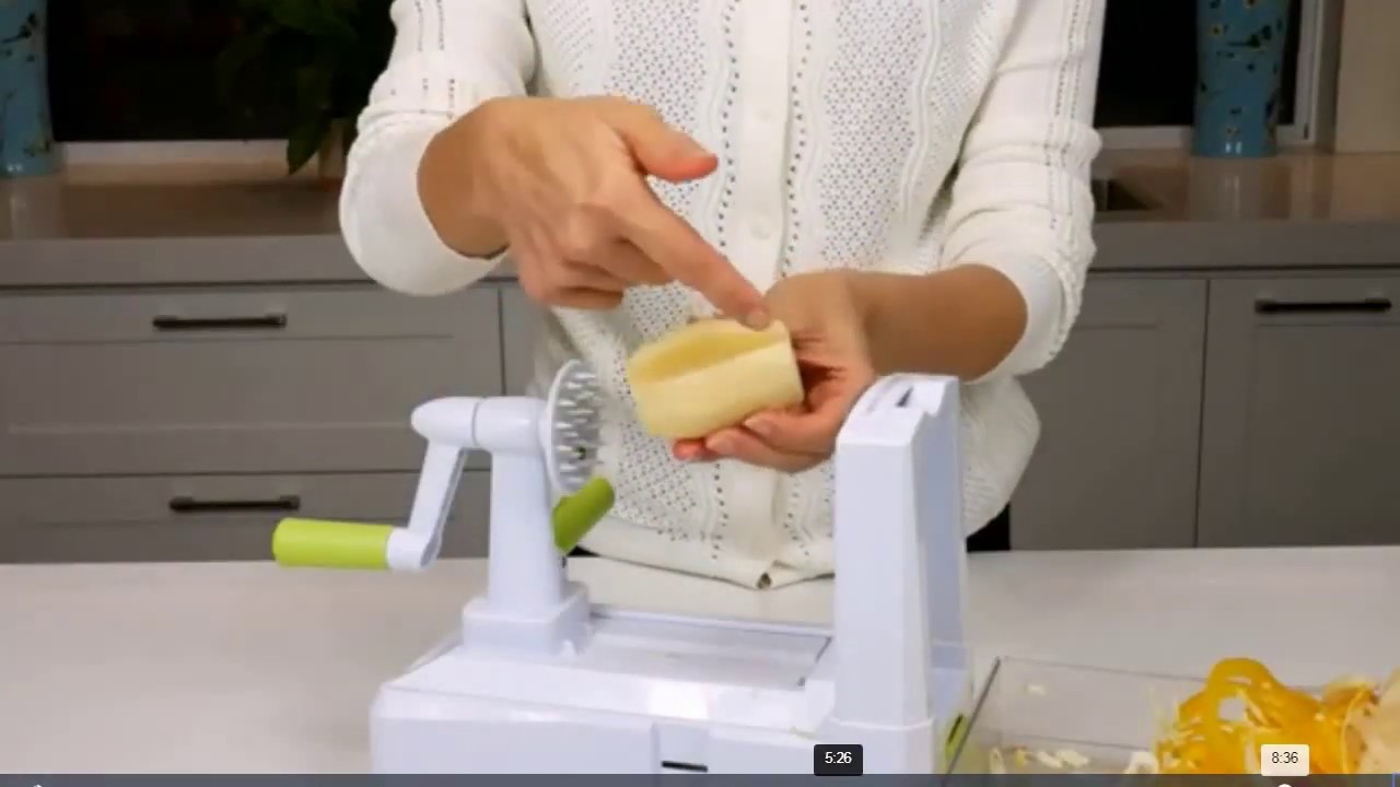 How To Use The Best Veggie Spiral Slicer With 10 Blades | New - YouTube