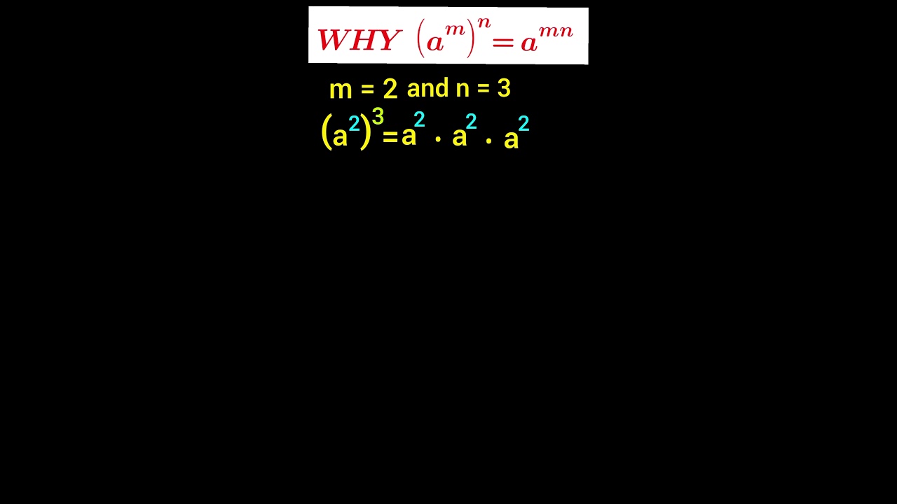 Power Law of Indices &mdash; Using Product Law