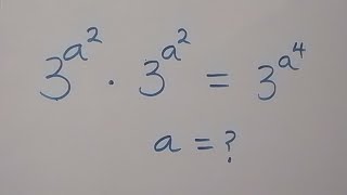 Nice Exponent Math Simplification | Find the Value of a