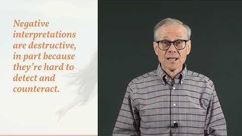 Toxic Patterns in Marriage #4: Negative Interpretations