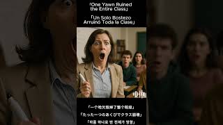 【VTS (2)】 「One Yawn Ruined the Entire Class」 #study #student #school