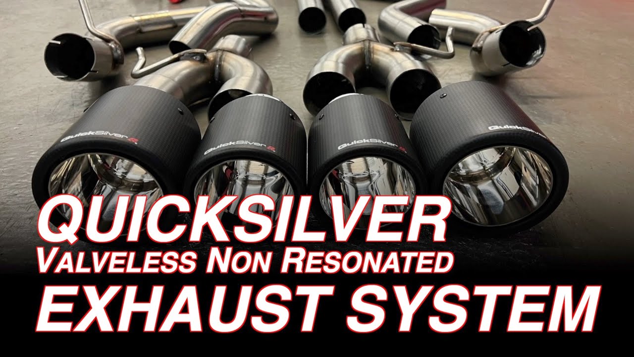 Quicksilver Valveless Non Resonated Exhaust System