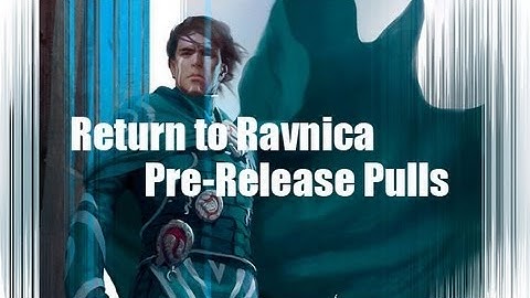Return To Ravnica Pre-Release Azorius Box Opening