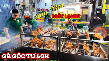 Hiếm gặp cơm tấm máy lạnh giá bình dân với dàn sườn nướng đùi gà góc 4 toàn món ngon.