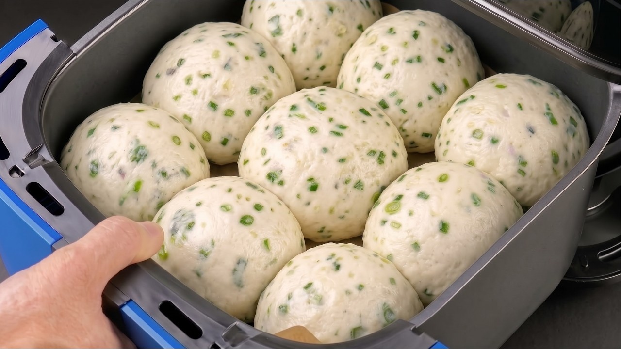 I Make Garlic Bread Every Day in the Air Fryer!No Oven,No Kneading–This Is the Only Bread I Bake Now