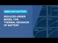 Reduced-Order Modeling for Battery Thermal Behavior