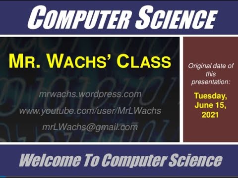 Introduction To Computer Science - YouTube