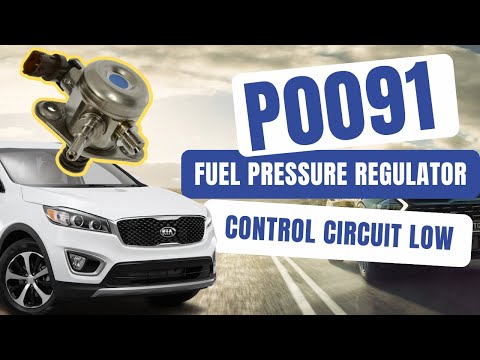 Test & Fix P0091 Fuel Regulator Pressure Circuit Low| KIA SORENTO UM 2015-20 | 2.4 GDI #P0091