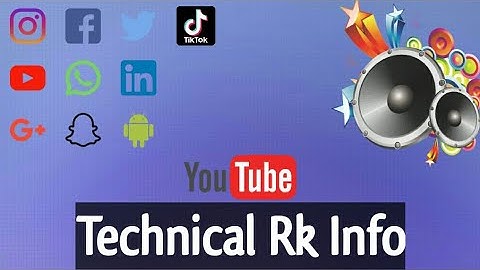 Technical Rk Info Intro | Channel Trailer | Tech Channel | Checkout Our Channel For More