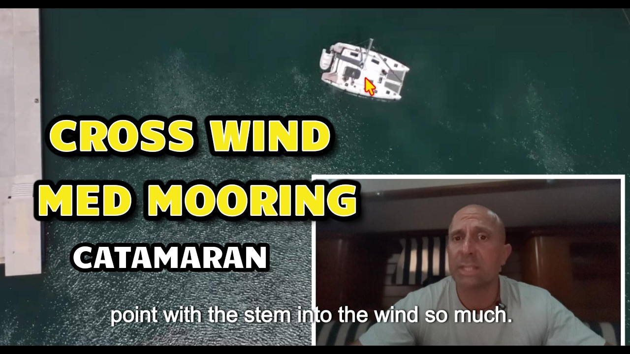 ⁣Catamaran Crosswind Docking | Kill the Monohull Habits