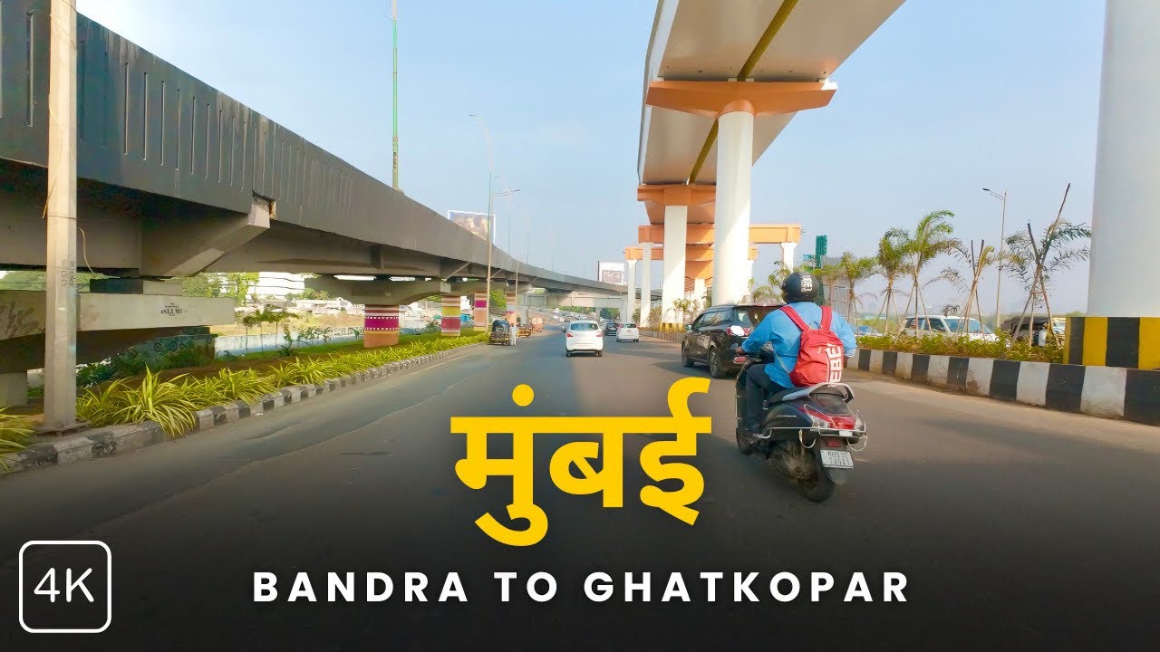 Mumbai Drive 2025 | Bandra to Ghatkopar Full Road Experience | 4K