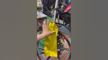 Wrapping golden on shocker😱Apache rtr 160