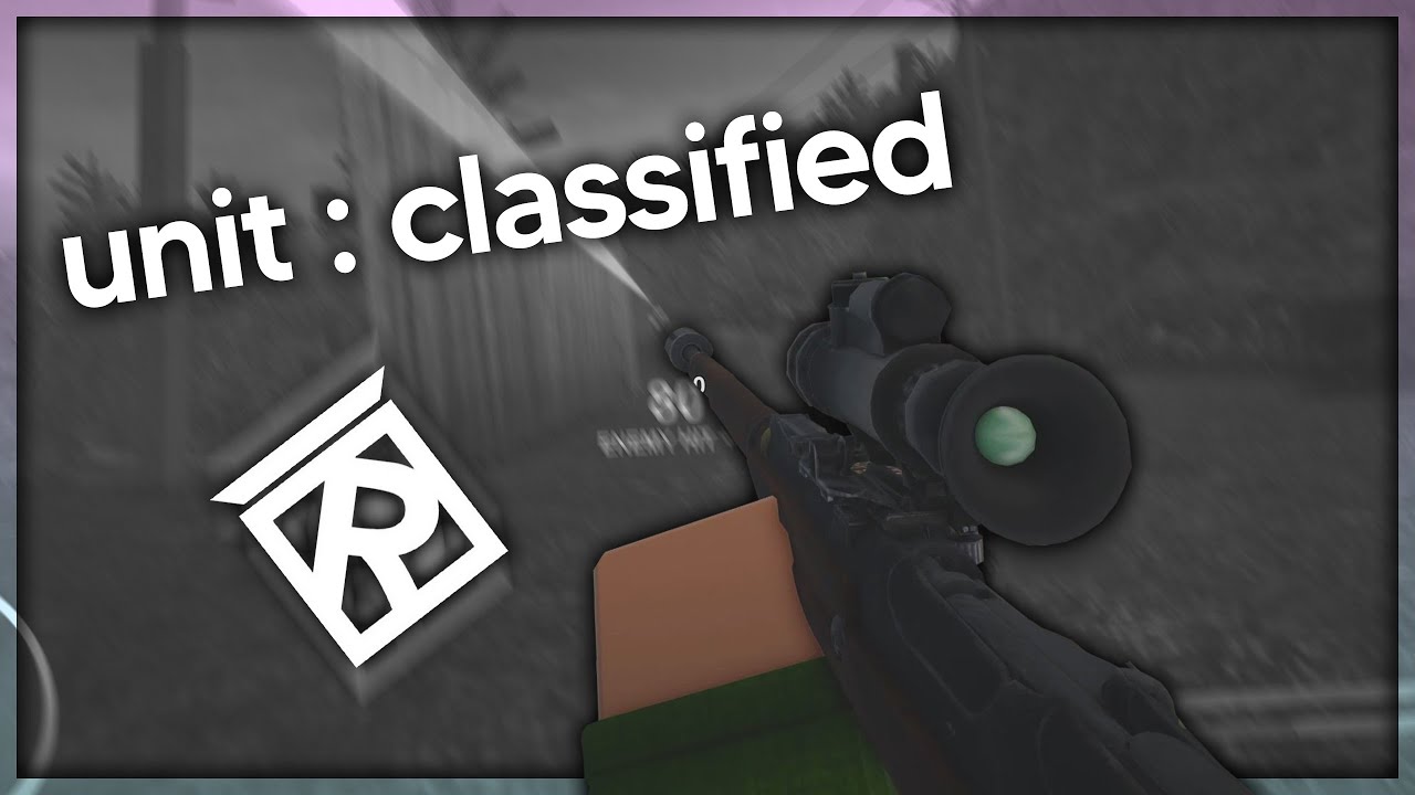 so I played rolve's Unit : Classified (roblox)
