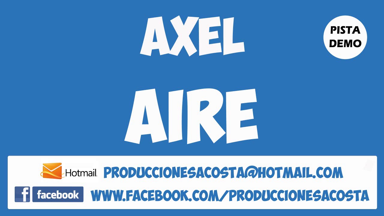 Axel Aire NOVELA LAS ESTRELLAS Pista Karaoke YouTube