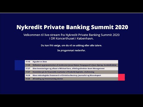 Nykredit Private Banking Summit 2020 - live fra DR Koncerthuset