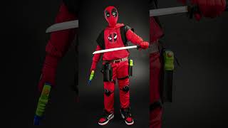 Deadpool 3 Deadpool & Wolverine Kidpool Wade Wilson Deadpool Cosplay Hoodie
