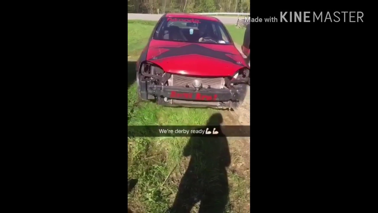 Moving the derby car