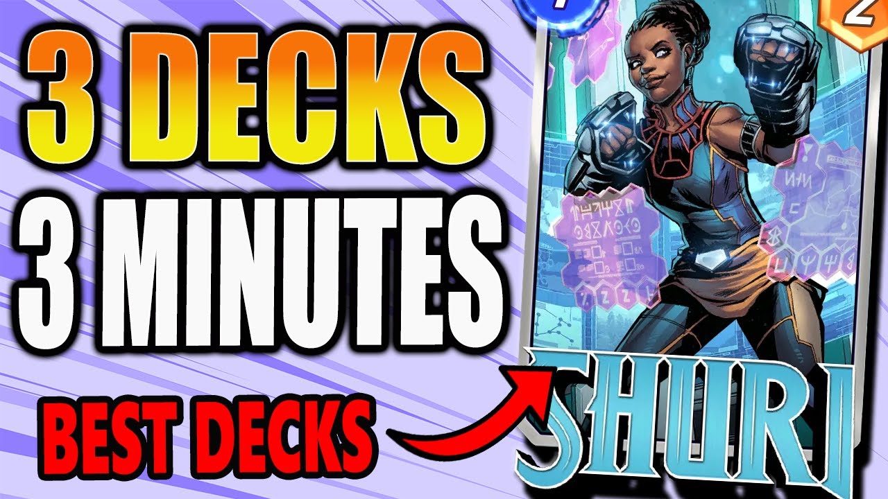 Top 3 Shuri Decks To Try! Marvel Snap YouTube