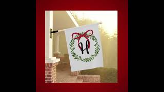 🎄✨ 25% OFF & FREE SHIPPING on personalized Christmas Garden Flags! #christmasdecor #christmas2024