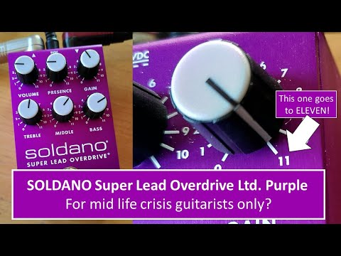 Soldano SLO Pedal – Purple SLO PLUS Pedal – Custom Purple - soldano.com