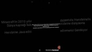 Minecraftaki Herobrine Dünyasının Seedi Bulundu.