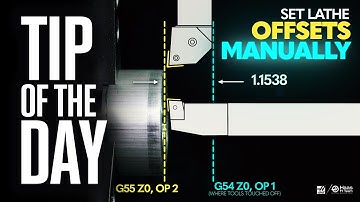 Set Your Lathe Offsets Manually - Haas Automation Tip of the Day