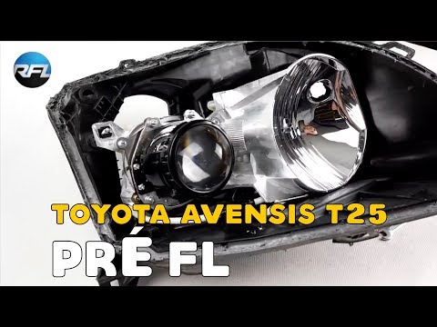 Toyota Avensis T25 - Pre Facelift 03-06 headlight repair and upgrade bi-xenon kit by Aharon