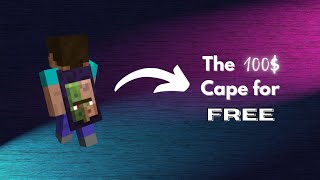 How to get the Minecraft experience cape for FREE #minecraft #cape #minecraftexperience