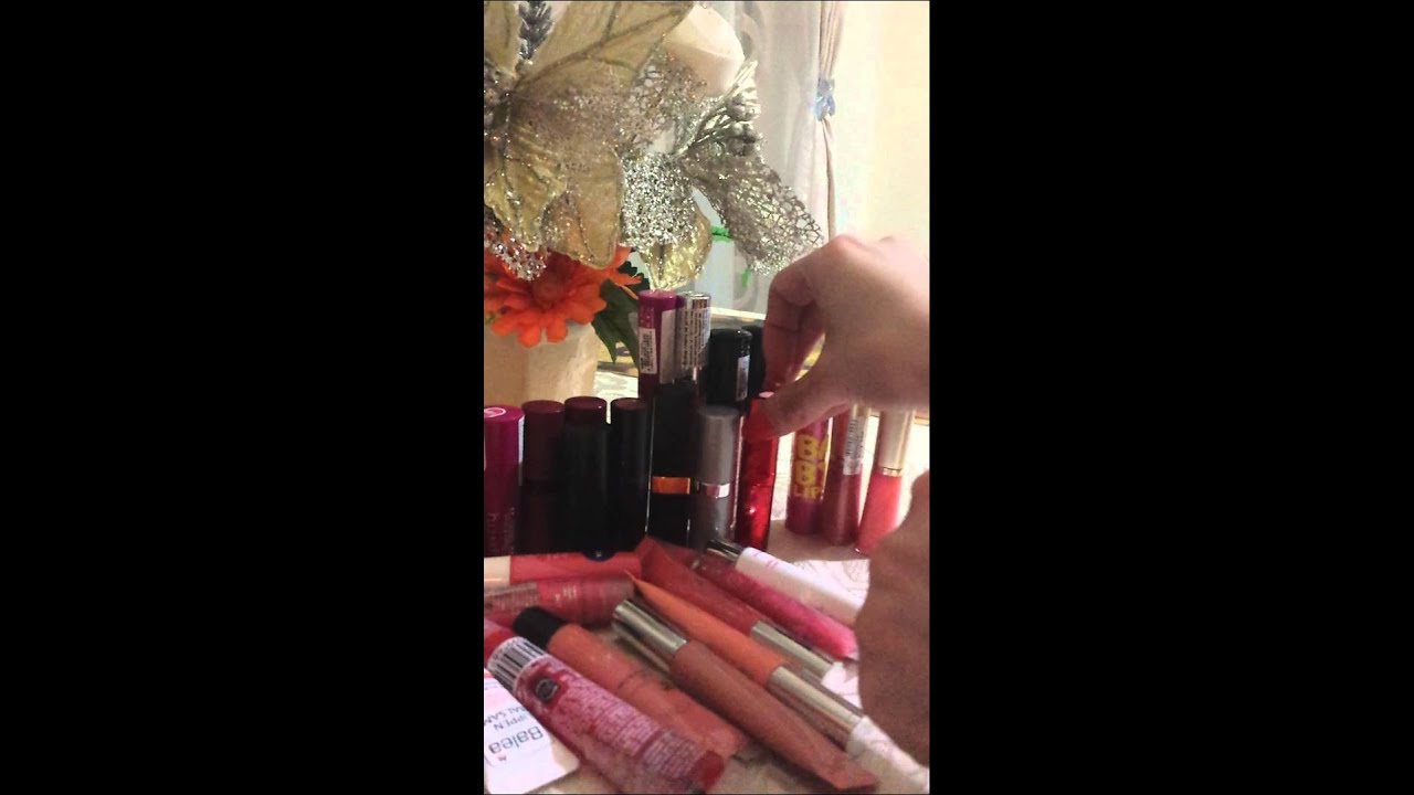 моята колекция червила,гланцове и балсами за устни