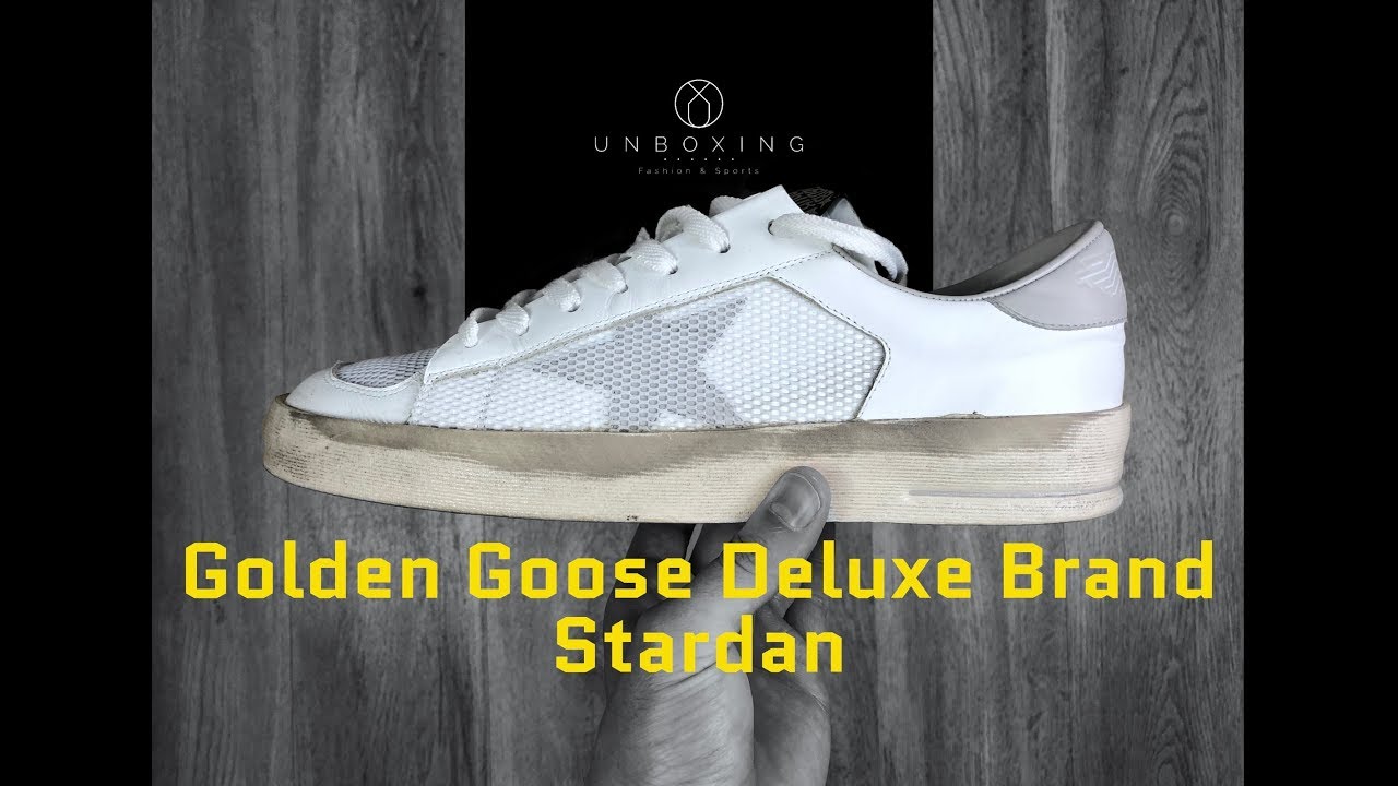 GOLDEN GOOSE Deluxe Brand Stardan ‘grey/white’ | UNBOXING & ON FEET | luxury sneaker | 2018