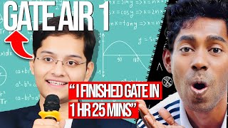 GATE AIR 1 & IISC Topper shares his Secrets to become a GATE TOPPER!| GATE 2024