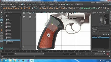 part 2 handgun Maya modeling