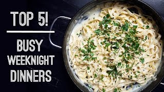 Top 5 Easy Dinner Recipes for Busy Weeknights | One Hungry Mama