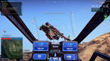 Planetside 2 - Reaver mutual kill with Liberator