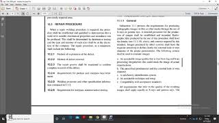 API STANDARD 1104 WELDING OF PIPELINES AND RELATED FACILITIES PART 6