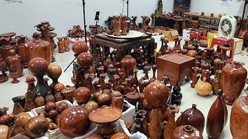 23/10 Thợ gỗ làng nghề bán vài cặp lục bình, bàn ghế, tủ giường, đồ mỹ nghệ làm thủ công cực đẹp