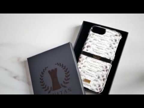 Python Snakeskin Leather iPhone Case