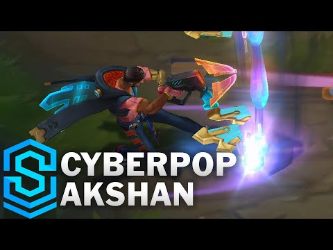 Cyberpop Akshan Skin Spotlight - Pre-Release - League of Legends