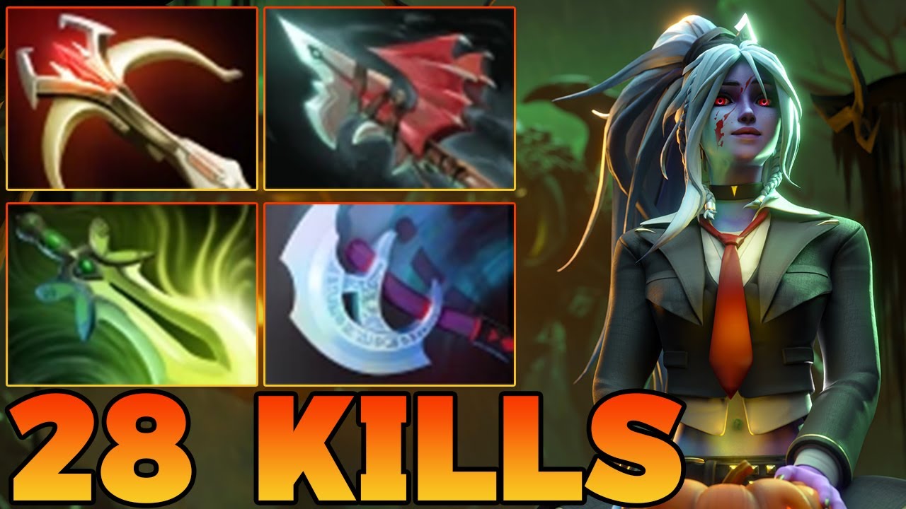 28 Kills Drow Ranger Dota 2 !! Dota 2 Drow Ranger Pro Gameplay Build ...