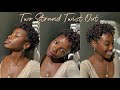 Twist-Out Style on Tapered TWA | Natural Hair | Feat. Mielle