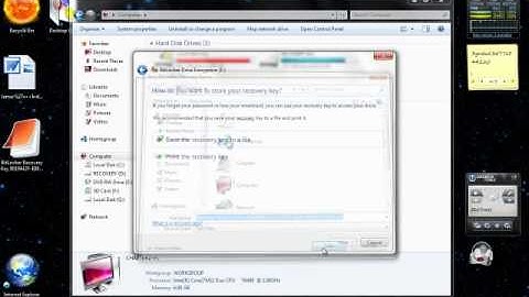 Enabling bitlocker on Windows 7