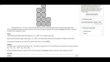 A. Print a Pedestal (Codeforces logo?) | Codeforces Round #797 (Div. 3) | Maths