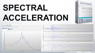Spectral Acceleration from SeismoSignal