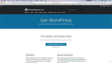 WordPress zelf installeren met behulp van FTP en een database