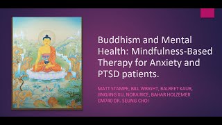 Mindfulness practices in modern psychology, doctorate group project entered into ai as a podcast