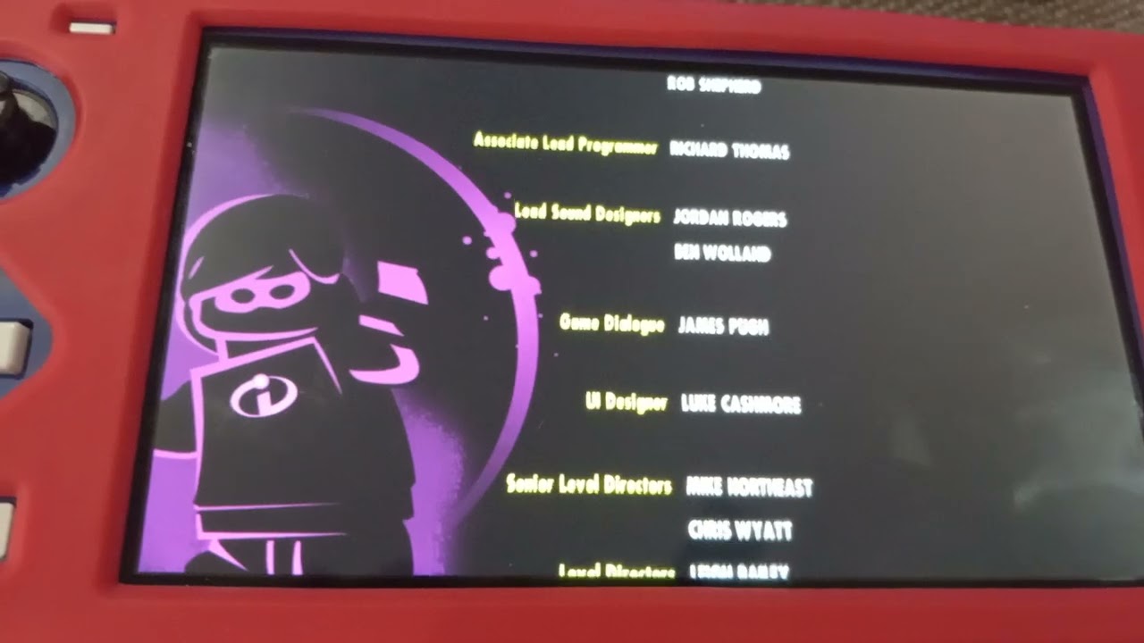 The incredibles end credits lego game